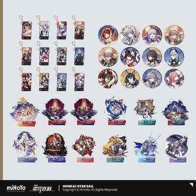 Sunsyea Honkai Star Rail Официальный мерч miHoYo Оригинальный Аутентичный Путь Гармонии Акриловый Стенд Значок Брелок Робин Сандей