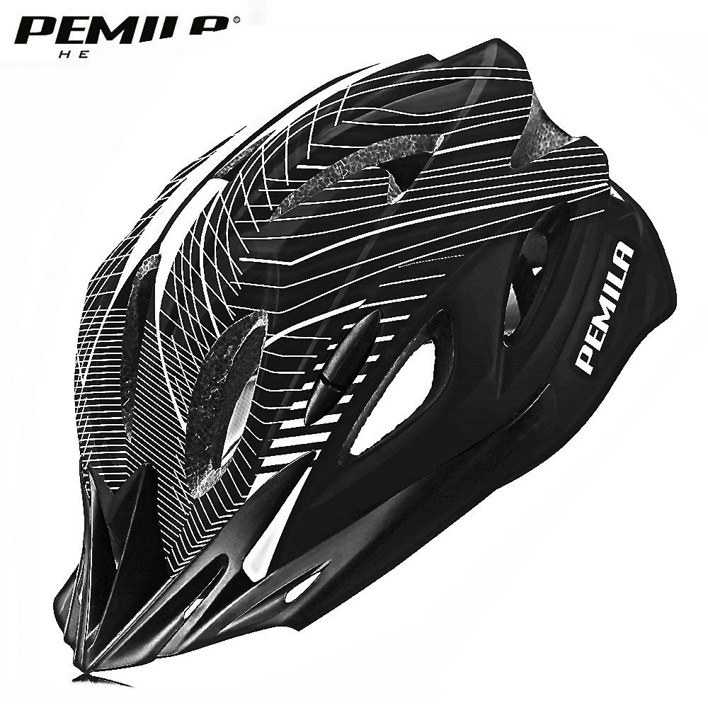 PEMILA 2024 New Ultralight Cycling Helmet Cycling Safety Cap MTB Bicycle Helmet For Women Men Racing Equipment Bike Helmet Visor