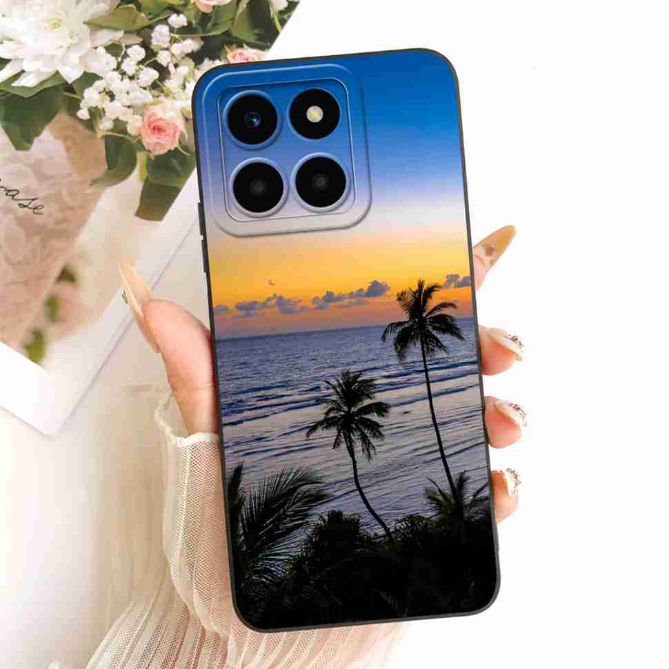 Чехол для Honor X6A X 6A Силиконовый Ударопрочный Для HonorX6A WDY-LX1 WDY-LX2 Корпус Телефона Черный Мультяшный Мягкий Защитный Чехол