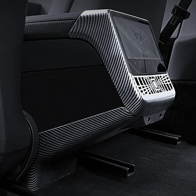 Air Conditioning Outlet Frame for Tesla Model 3 Highland Model Y Launch Rear Air Outlet Anti Kick Protective Cover Accessories