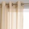 Atmosphera 140 X 240 Cm Striped Screening Curtain - Linen