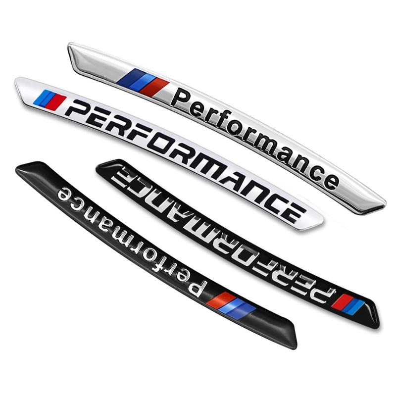 Aluminum Car Wheel Hub Badge Tire Rim Stickers Decoration Accessories For BMW Performance F30 F10 E90 F20 E46 E60 E70 E39 E36 X111