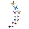12pcs Butterfly Design Decal Art Wall Stickers Room Magnetic Home Decor