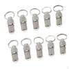 Pack of 10Pcs, Pet Anti-Lost Address ID Tag Barrel Metal Waterproof Name Label Tube Collar
