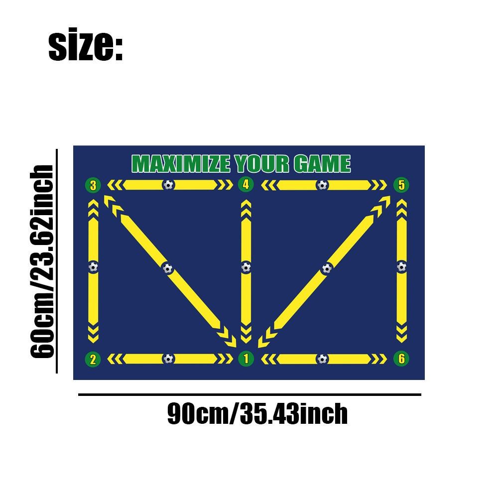 Улучшите навыки контроля мяча. Футбольное тренировочное одеяло для шагов. Резиновый нескользящий коврик для упражнений.