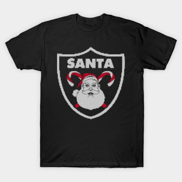 santa face ugly christmas Made in Australia T-Shirt