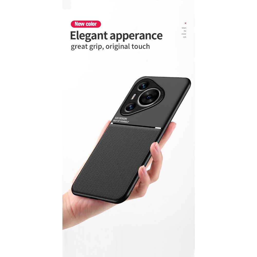 Прочный нескользящий портативный чехол для Huawei Pura 70 Ultra P70 Pro, автомобильный магнитный держатель-присоска, деловой чехол с полной защитой