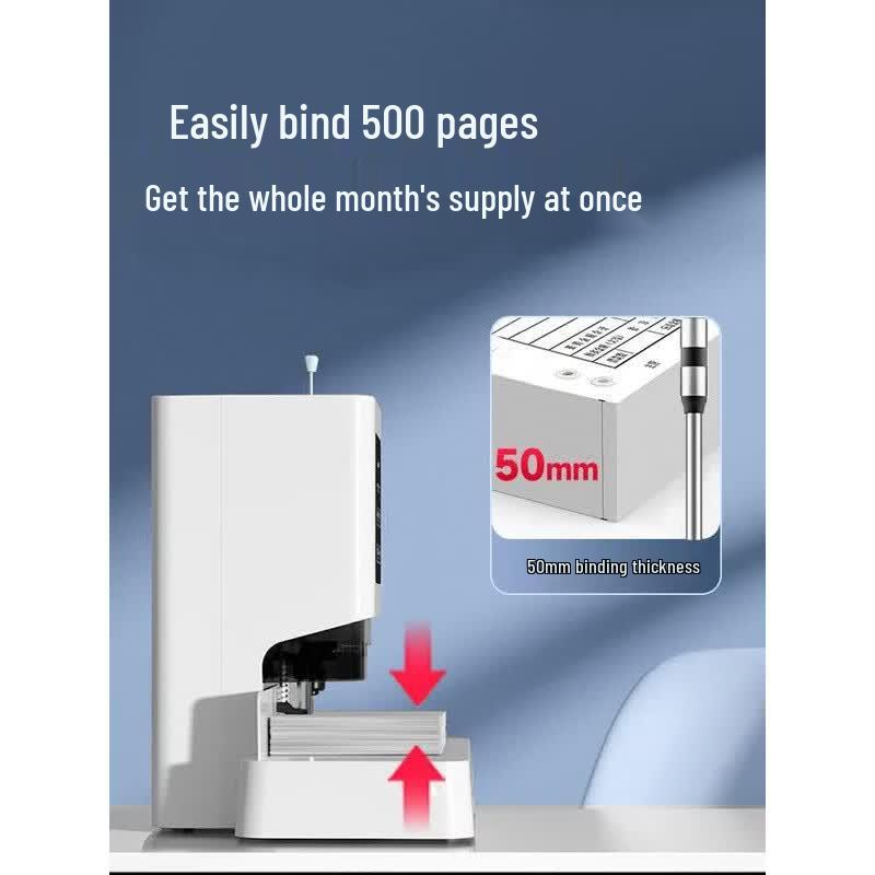 Deli Fully Automatic Electric Binding Machine CN plug (adapter included)