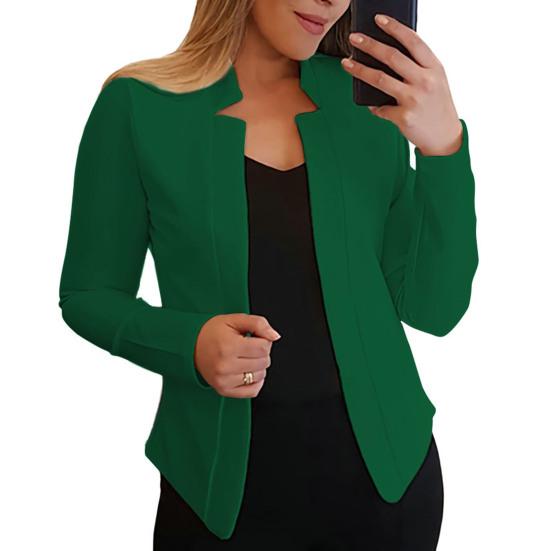 Women Blazer Long Sleeves Thick Lightweight Women Open Front Blazer Coat Female Clothing