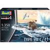 Немецкий Уровень Revell 1 350 Немецкая подводная лодка Тип 7 C 41 пластиковая модель 05154