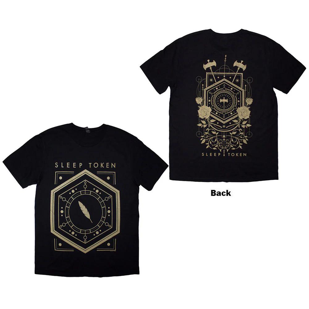 Sleep Token TShirt Emergence Feathered Host Black Back Print OFFICIAL NEW