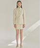 Cle Blair Scoop Tweed Jacket_Ivory