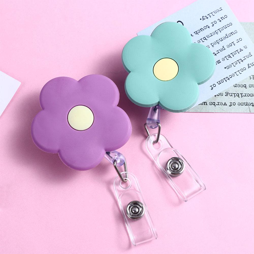 Lanyard Work Card Clip Retractable Badge Reel ID Card Clips Nurse Badge Holder Name Card Holder