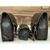 Bags 3 Side Pouch Panniers( Waxed Bull Hide Black Leather) Motorcycle Saddle
