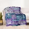 1pc 50th Birthday Celebration blanket Soft and Warm for Sofa Office Camping Travel Livingroom Great Gift for Friends and Family Comfortable