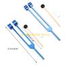 F26C Tuning Fork 128 Hz Tuning Fork with Pouch Hammer Repair Wrench Non-Magnetic Aluminum Alloy Tuning Fork Professional