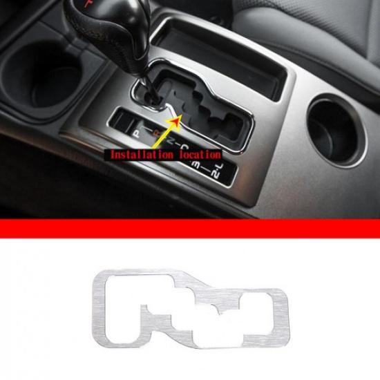 Alloy Silver Gear Shift Panel Decoration Cover Trim For Toyota Tacoma 2011-2014