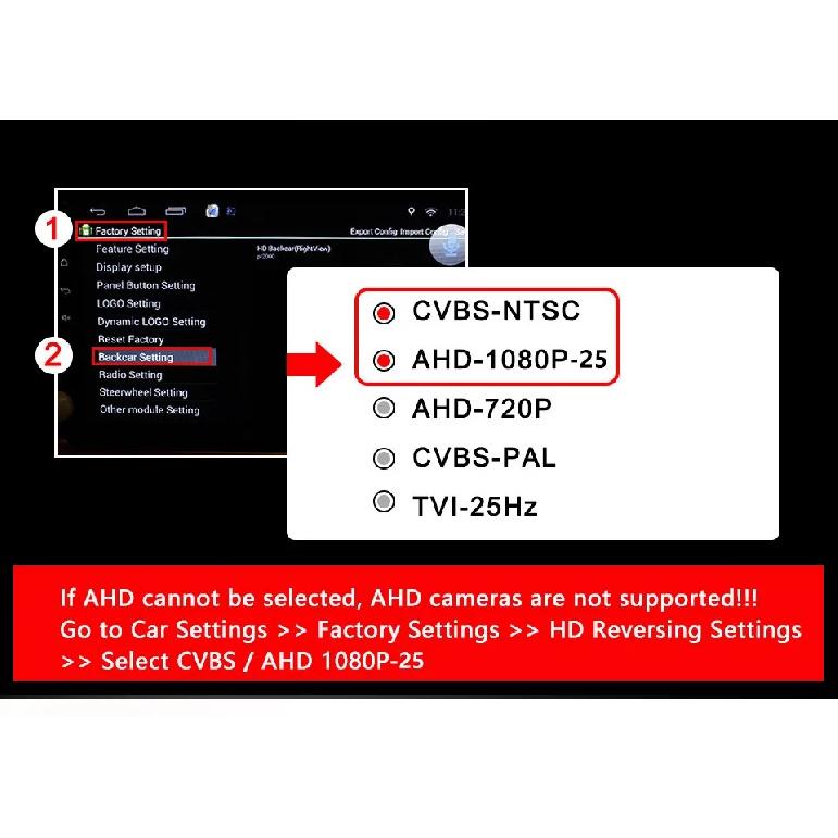 4K AHD 1080P Vehicle Rear Front Side View Camera CCD 180" FishEye Night Vision Waterproof Car Reversing Back Up Camera Universal