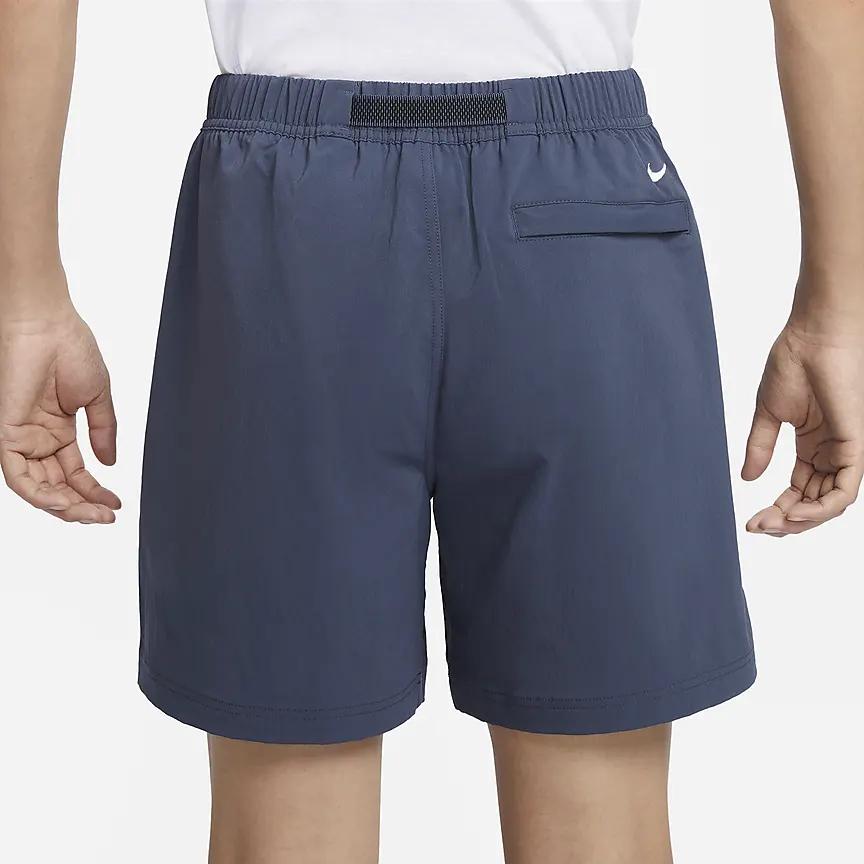 Nike Elastic Waist Hiking Loose Casual Shorts Men Bottoms Lightning-Blue FN2431-437