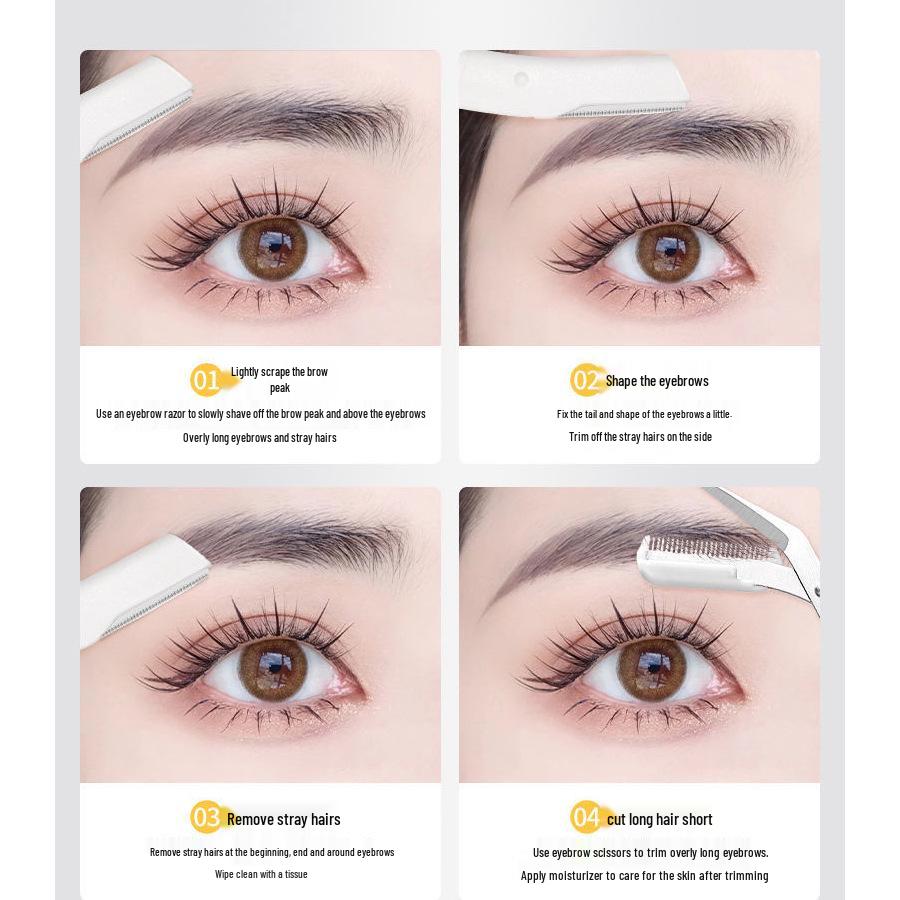 Продвинутая бритва для бровей: Набор инструментов для стрижки против царапин для мужчин и женщин
