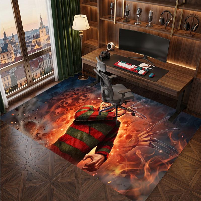 A Nightmare on Elm Street Freddy Krueger Rug Soft Thick Non Slip Floor Carpet for Bedroom Living Room Home Decor