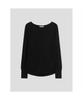ANGGAE Draped Belt T-Shirt Black