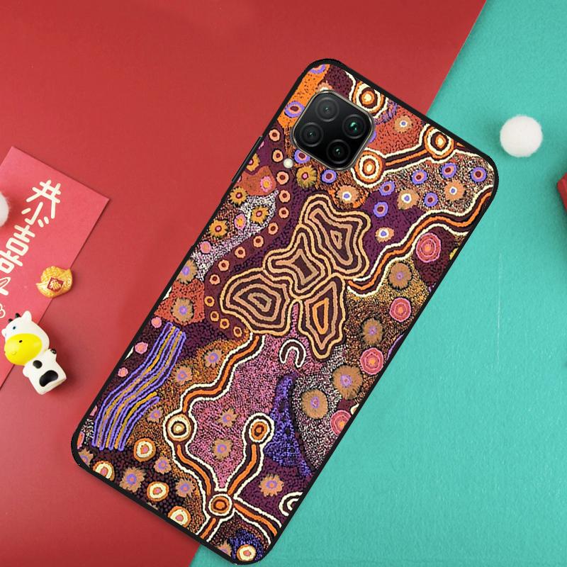 Aboriginal Art Print Case For Huawei Nova 9 10 SE 5T 11i 8i 7i 3i Y61 Y91 Y60 Y70 Y90 P20 P30 Pro P40 Lite Cover