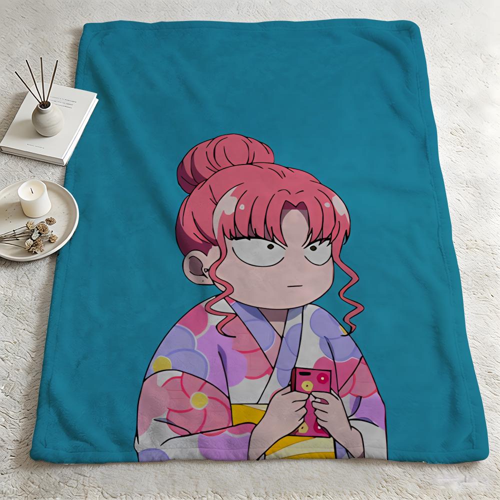 anime YYou and I Are Polar Oppositess Throw Warm Soft Flannel Blanket Multiuse for Sofa Bed Camping Travel Nap