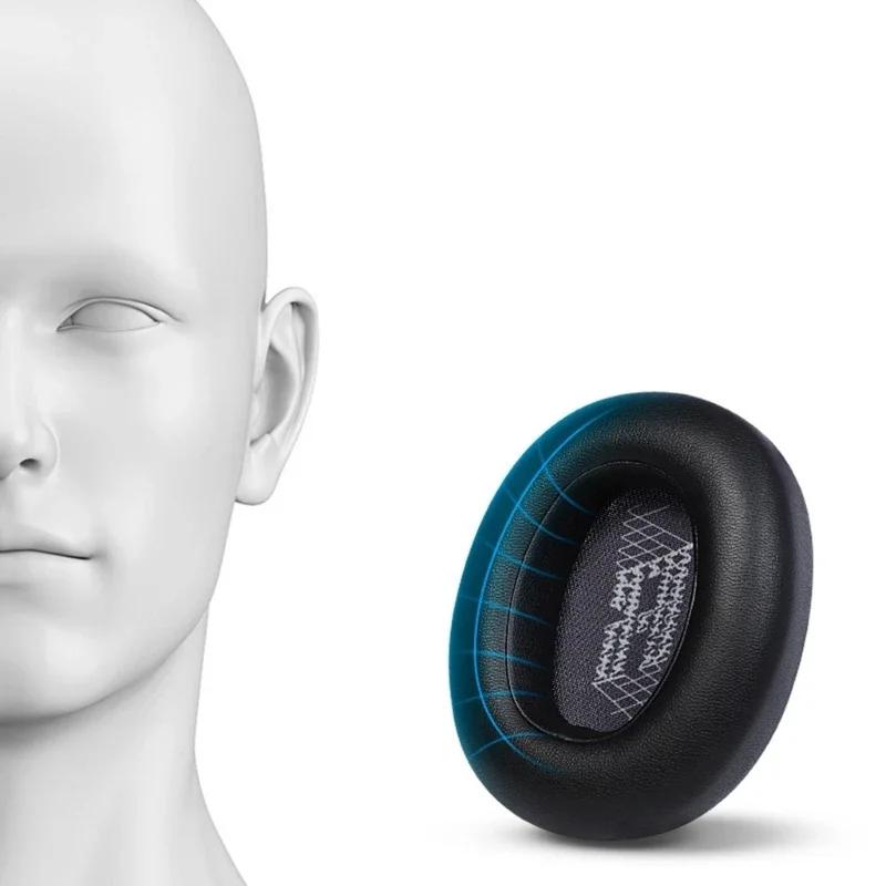 2 шт. мягкие амбушюры для наушников Jbl Live 650BTNC 660 E65BTNC, амбушюры из пены с эффектом памяти, гарнитуры, легко заменяемые амбушюры