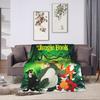 The Jungle Book Soft Warm Blanket  Decorative Plush Throw Blanket Fluffy Home Decor Flannel Bedspread Sofa Bed Cover