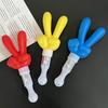 Colored Glow Stick Peace Sign Shaped Flashing Luminous Sticks with 3 Lighting Modes Light Up Wand Sticks for Parties Concert Celebration
