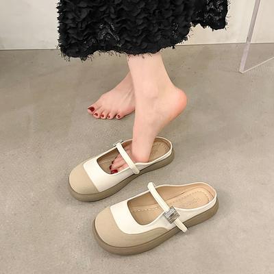 Туфли на плоской подошве женские весенние новые модели с юбками, туфли-бини на мягкой подошве, маленькие кожаные туфли Мэри Джейн