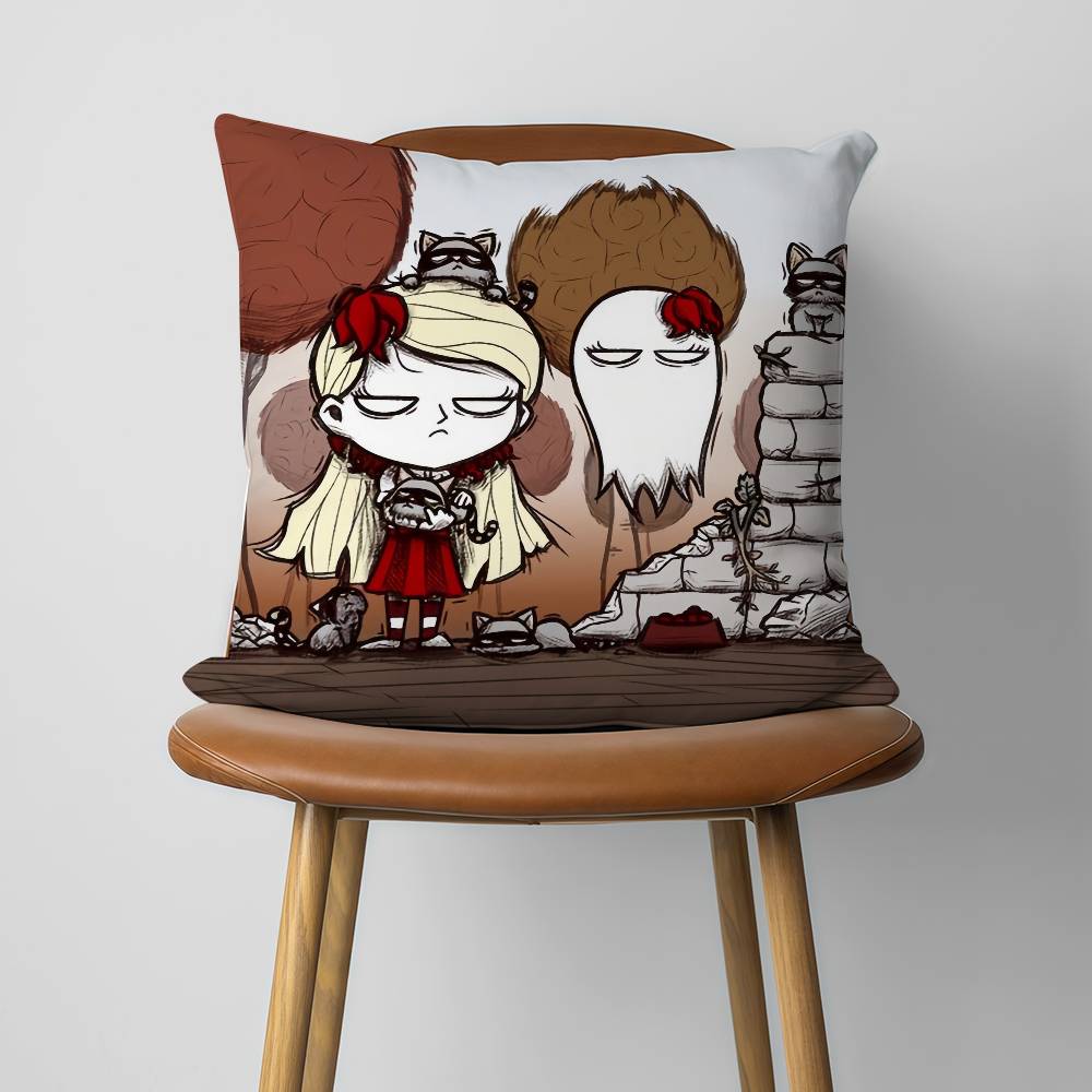 Game DDont SStarve Hot xcm xcm Pillow Case Decor Protective Covers Comfortable Soft For Sofa Living Room Home Office