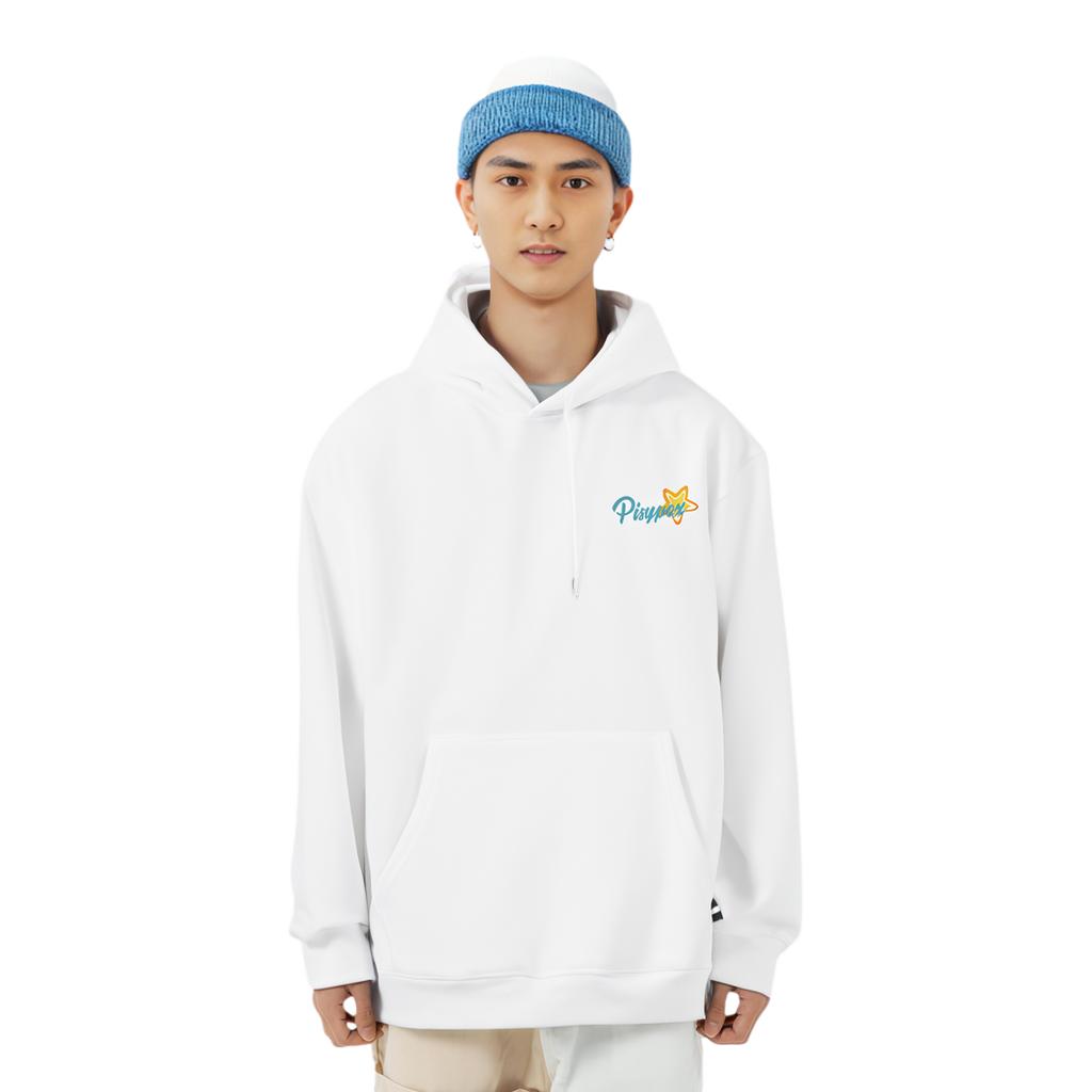 Li Ning Loose Pullover Hoodie With Letter Print Men Tops Gray AWDU017-2