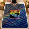 Flannel BlanketNew York Rangers Warm Soft Throw Blanket for Indoor Sofa Bed Living Room Use
