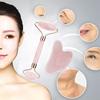 Facial Massage Jadeite Natural Stone Facial Face Care Beauty Care Full Body Massage Tool for Beautiful Facial Improved Blood Wrinkle and Swelling