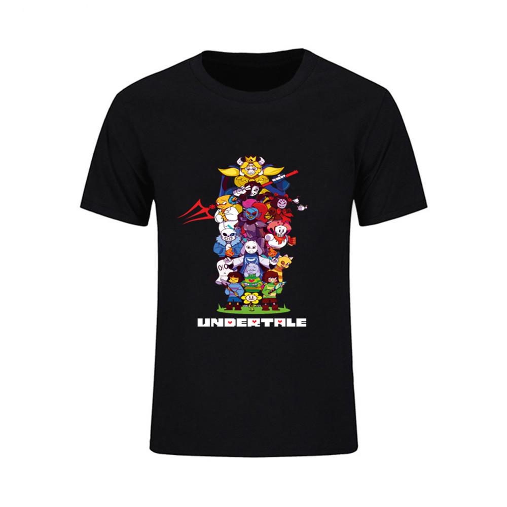 Мужская футболка S Прибытие Аниме Undertale Семейный принт Футболка Мужская Эстетичная