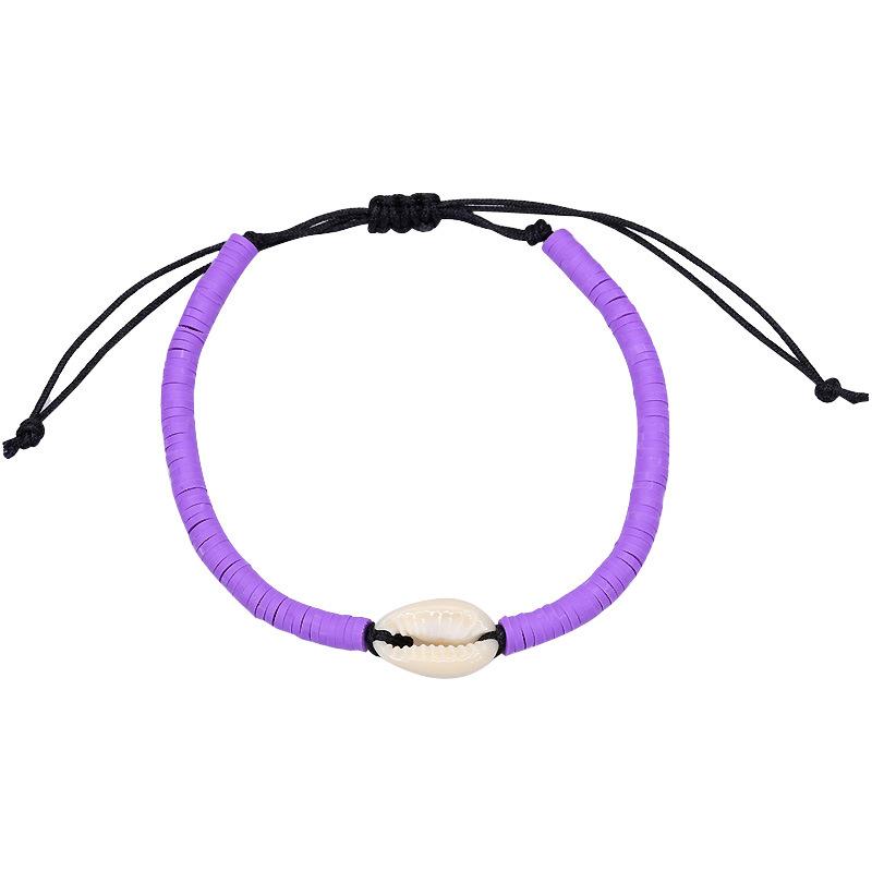 Богемный пляжный ракушка ручной работы плетеный браслет регулируемые веревочные цепочки браслеты для женщин манжеты ювелирные изделия