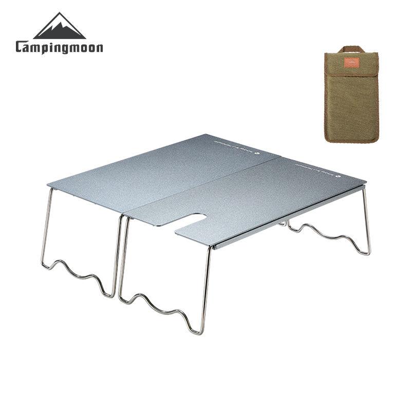 High Quality Luxury Side Tea Table Stainless Steel Camping Portable Table Outdoor Picnic Table for Stove
