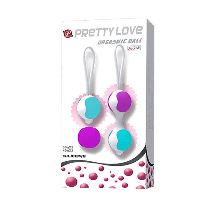 Set of 4 Silicone Geisha Balls Pretty Love Orgasmic Ball