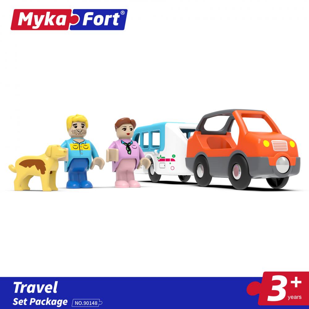 Магнитный раздвижной машинный костюм поезд деревянный трек приключения детская развивающая кукла игрушка подарок