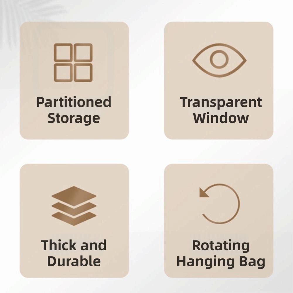 Large Capacity Jewelry Storage Bag Foldable Jewelry Display Holder Hanging Storage Bag Home Use