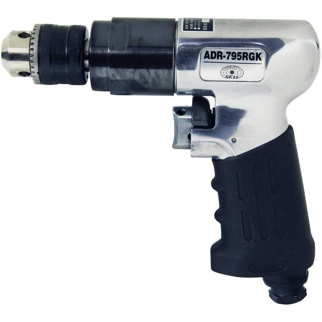 Комплект пневматической реверсивной дрели SK11 (СК11) 3/8'' ADR-795RGK