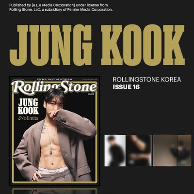 Предзаказ Rolling Stone Korea 16-й выпуск Обложка BTS Чонгук KR версия