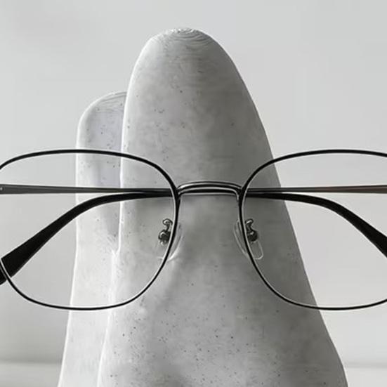 Подставка-держатель для очков в форме носа, Абстрактный 3D-печатный человеческий лицевой держатель-стойка для солнцезащитных очков, Органайзер для очков для стола, полки, прикроватной тумбочки, Декор