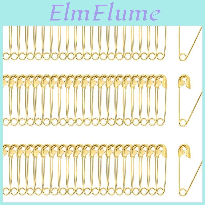 100pcs Gold Tiny Small Metal Steel Mini Safety Pins