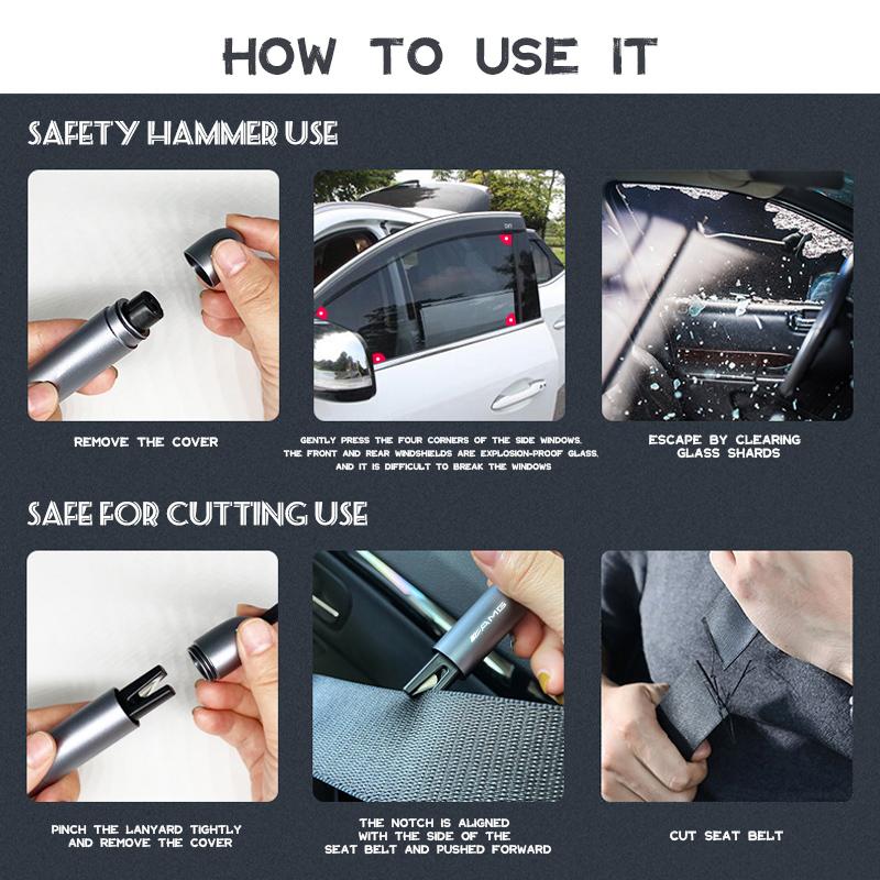 Car Safety Hammer Auto Emergency Glass Window Breaker Tools For Mercedes Benz AMG W203 W205 W206 W211 W220 W212 W201 W210 W108