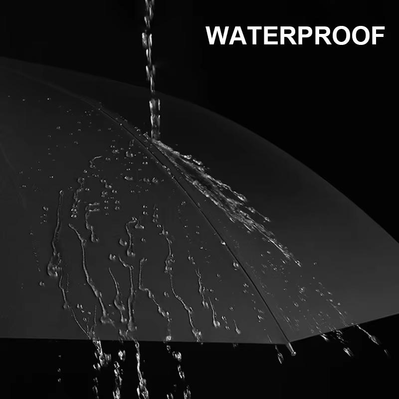 Большой складной зонт 130 см, сверхпрочный, усиленный, компактный, дорожный, ветрозащитный, унисекс, однотонный зонт для бизнеса, для дома