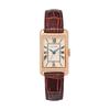 Authorized Dealer Matow Watches Watches Mw004004 Oborozuki Square Rose Gold Brown Leather [MATOW] Ladies' [Tsuki]