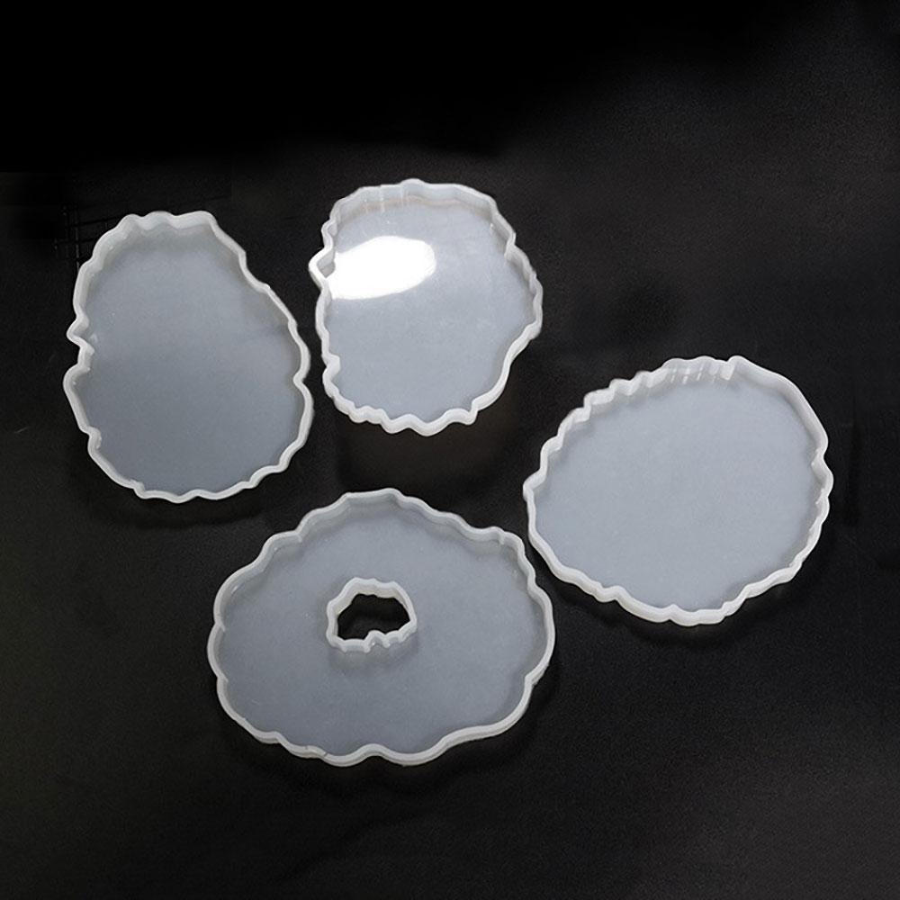 Силиконовая форма для подстаканников Silicone World DIY, эпоксидная смола, подставка под чашку, неровная форма, силиконовые подставки под бокалы для вина, эпоксидная форма